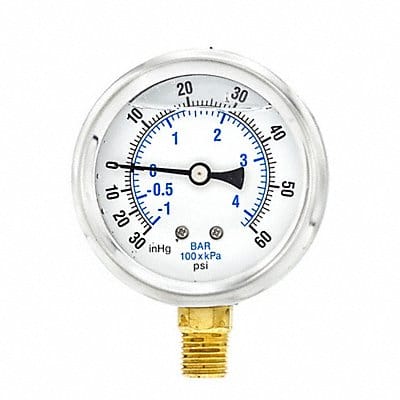 Compound Gauge 1/4 in NPT 2-1/2 in