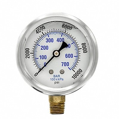 Pressure Gauge 1/4 in NPT 2-1/2 in