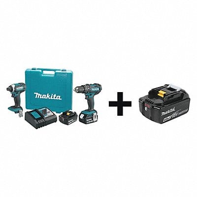 Cordless Combination Kit 2 Tools 18V DC