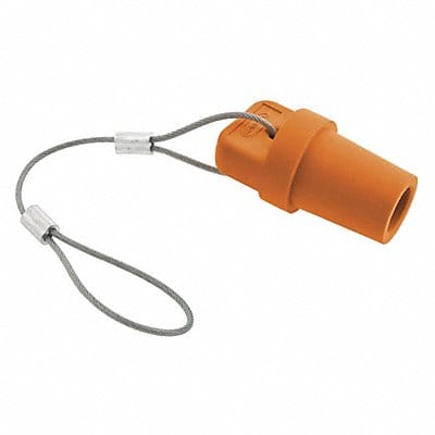 Single Pole Connector Cover Male Orange