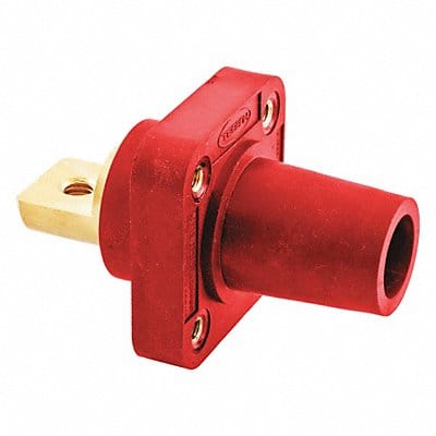 Receptacle Taper Nose 4-4/0 Female Red