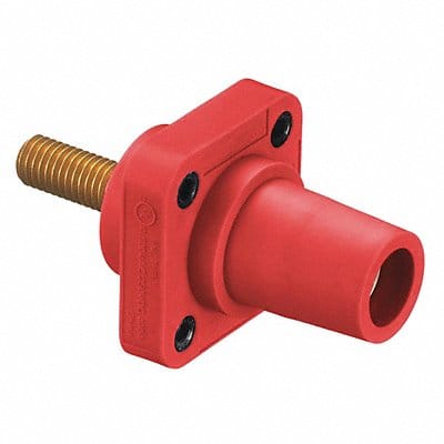 Receptacle Female Red Taper Nose Stud