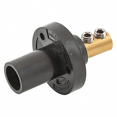 Receptacle Single Pin Blk Male 8-2