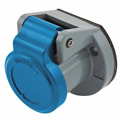 Single Pole Connector Weather Cover Blue