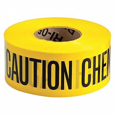 Barricade Tape Yellow 1 000 ft L 3 in