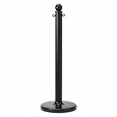 Barrier Post 40 in H Black Polyethylene