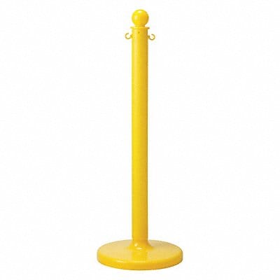 Barrier Post 40 in H Yellow