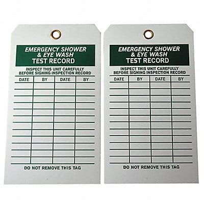 Inspection Tag 7inHx4inW Cardstock PK100