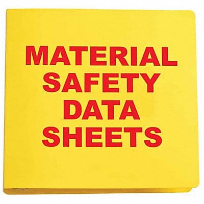 Binder Material Safety Data Sheets