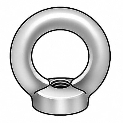 Eye Nut 18-8 SStl M10-1.50 45mm 1PK