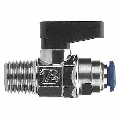 Brass Mini Ball Valve MNPTxTube 1/8x1/4