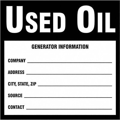 DOT Handling Label Waste 6 W PK100