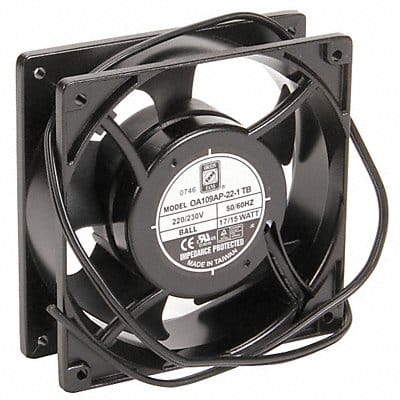 Axial Fan Square 4-23/32 H 88/110 CFM