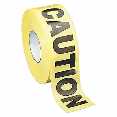 Caution Barricade Tape 1000 Ft Yellow