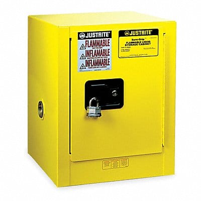 E4581 Flammable Safety Cabinet 4 gal Yellow