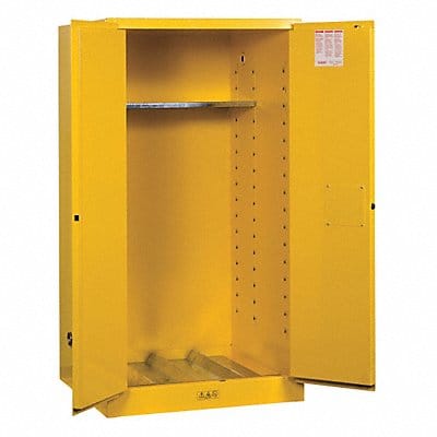 Flammable Cabinet Vertical 55 gal YLW