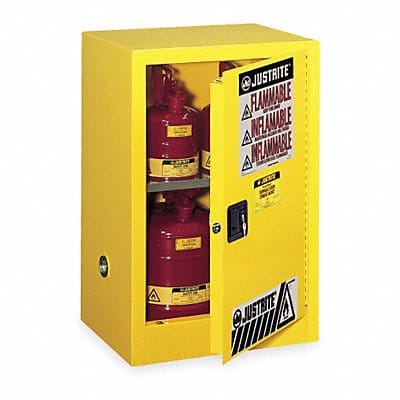 E4583 Flammable Safety Cabinet 12 gal Yellow