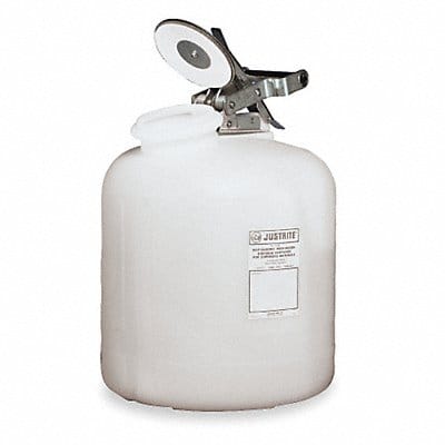 Disposal Can 2 gal White Polyethylene