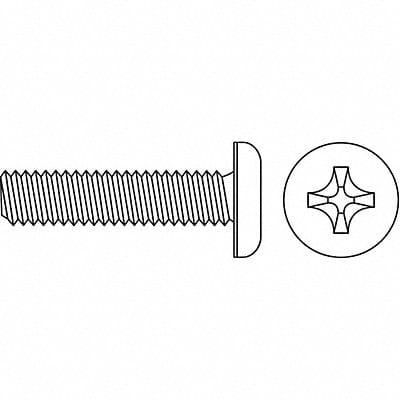 MS #10-32 Zinc Plated 1 3/4 L 100PK