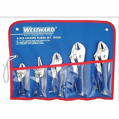 Locking Plier Sets Ergonomic 5 Pcs