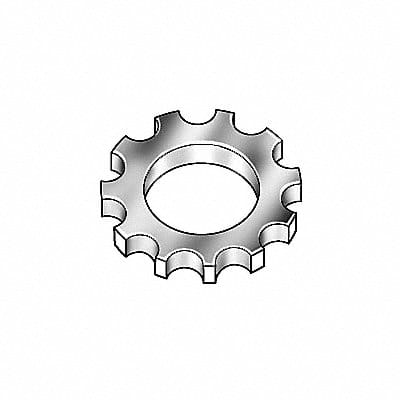 Ext TthLk #4 StnlSS 0.255x0.015in 100PK