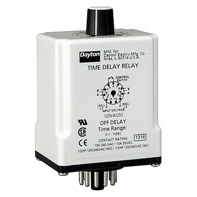 H7827 SinFunTimeDelayRelay 120VAC/DC 11Pins