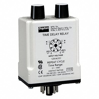 H7817 SinFunTimeDelayRelay 120VAC/DC 8Pins