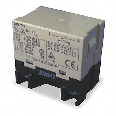 H8132 Enclosed Power Relay 4 Pin 12VDC SPST-NO