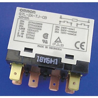 H8116 Enclosed Power Relay 6 Pin 12VDC DPST-NO