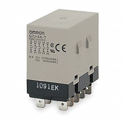 H8125 Enclosed Power Relay 10Pin 24VDC 3PST