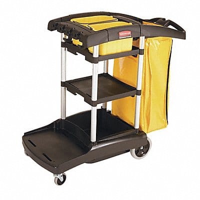 Janitor Cart 44 in H 34 gal Cap.