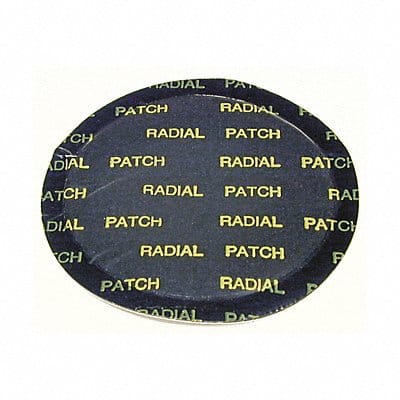 Lg Rnd Radial Tire Patch 4-1/8 In L PK10