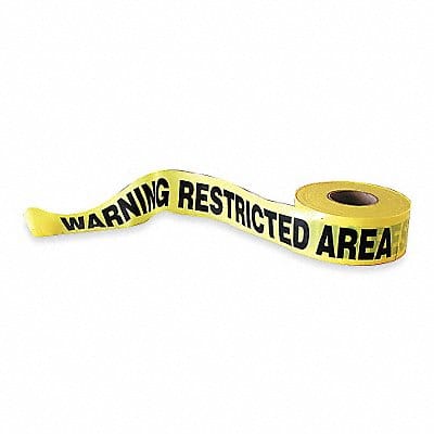 Barricade Tape Yellow 1 000 ft L 3 in