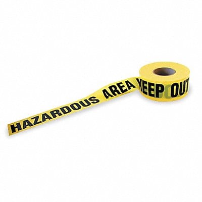 Barricade Tape Yellow 1 000 ft L 3 in