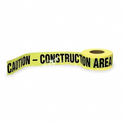 Barricade Tape Yellow 1 000 ft L 3 in