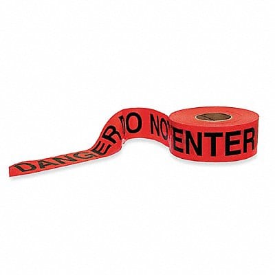 Barricade Tape Red 1 000 ft L 3 in