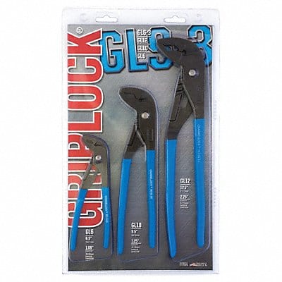 Tongue and Groove Plier Set Dipped 3Pcs.