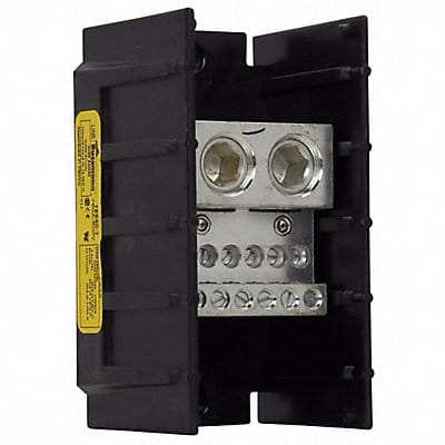 Power Distr Block Al/Cu 600V AC/DC