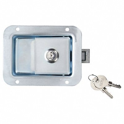 Paddle Latch Keyed Zinc Plated