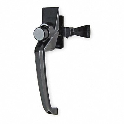 Latch 7-1/4 In L 1-1/2 In W Black