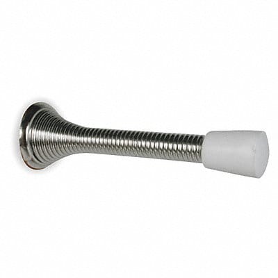 Door Stop Spring Chrome L 3 1/8 In