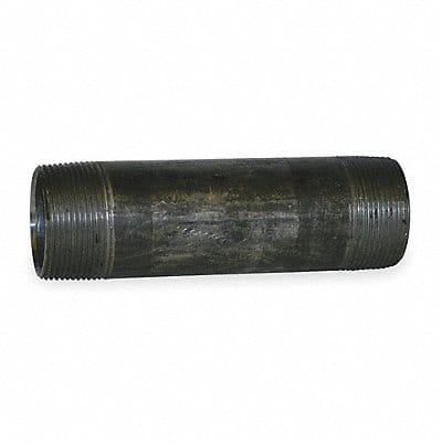 Black Pipe Nipple Threaded 1-1/4x3-1/2In