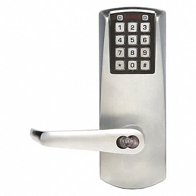 Electronic Lock Satin Chrome 12 Button