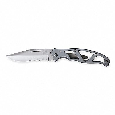 Locking Pocket Knife Serrated 2 1/4 In