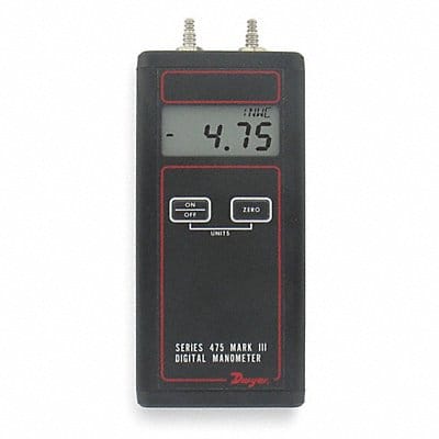 Handheld Digital Manometer 0 to 40 in wc