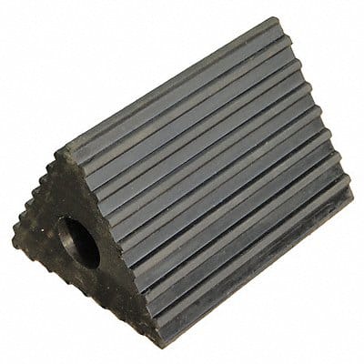 Wheel Chock Rubber W 6-1/2 In H 4-1/2 In