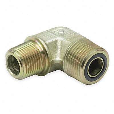 Elbow 90 Zinc Pltd Steel MxORFS 1/2In