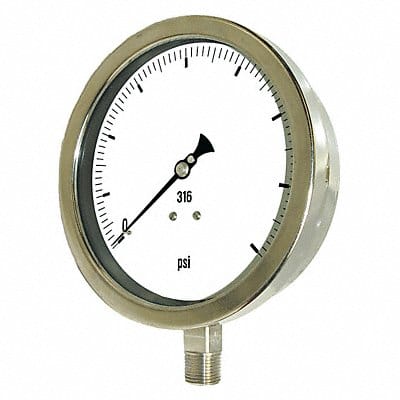 H8409 Pressure Gauge Heavy Duty 6 in 300 psi