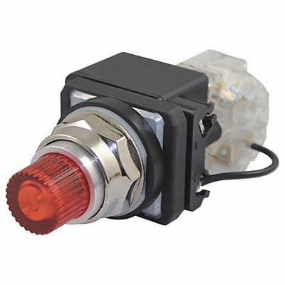 H6736 PilotLight LED 24VAC/DC 30mm Chrome Amb