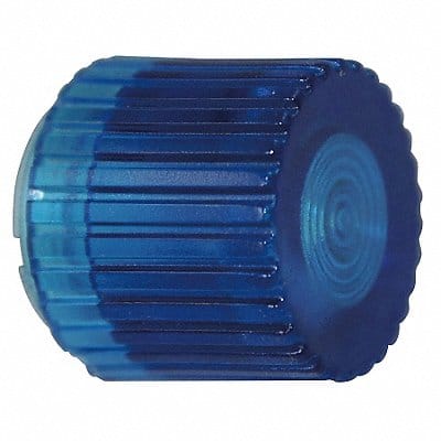 Push Button Cap Illuminated 30mm Blue